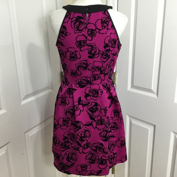 En Focus Studio Fuchsia Party Dress Size 8 - Picture 4 of 8